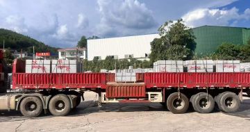 酒泉 芝麻灰花岗岩地铺石出货日常