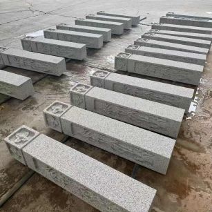 酒泉 白麻方柱雕花防水