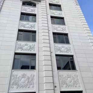 酒泉 白麻荔枝面花岗岩别墅外墙干挂