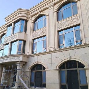 酒泉 黄金麻花岗岩别墅外墙干挂