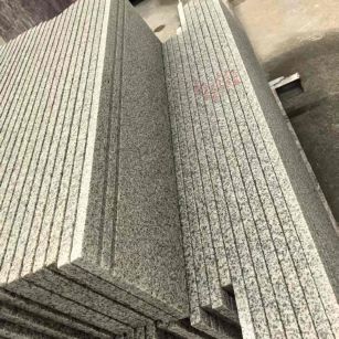 酒泉 白麻荔枝面花岗岩楼梯踏步