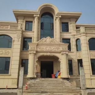 酒泉 黄金麻花岗岩别墅外墙干挂