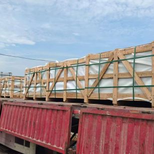 酒泉 芝麻白花岗岩地铺石出口专车-泰国游