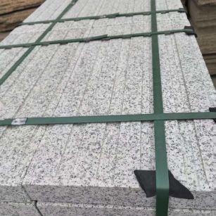 酒泉 白麻花岗岩直行盲道石，盲条，地铺石