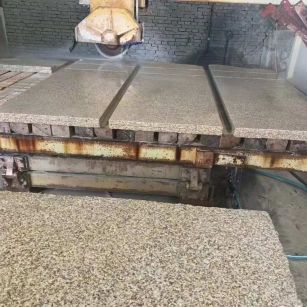 酒泉 黄金麻荔枝面成品板加工