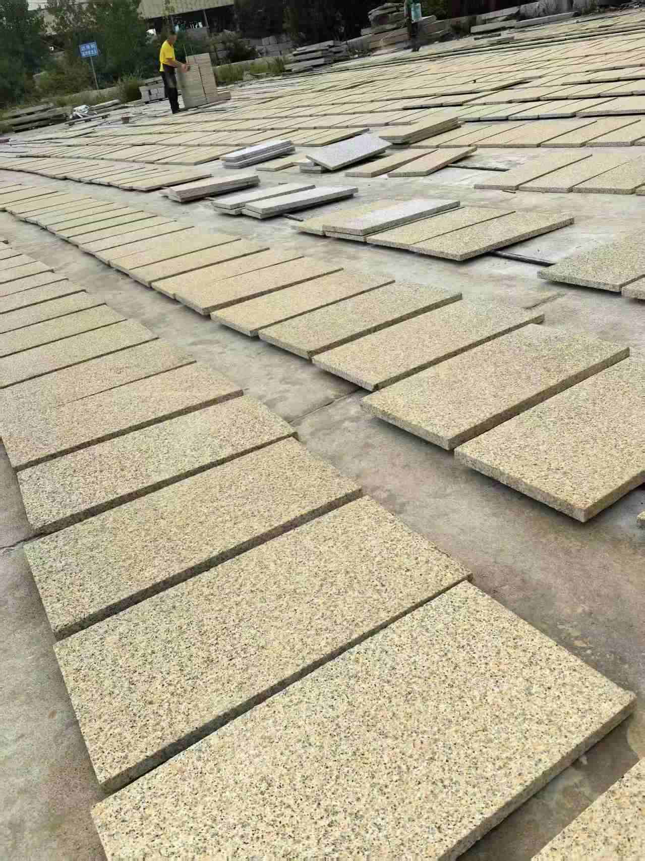 酒泉 黄金麻荔枝地铺石面排板