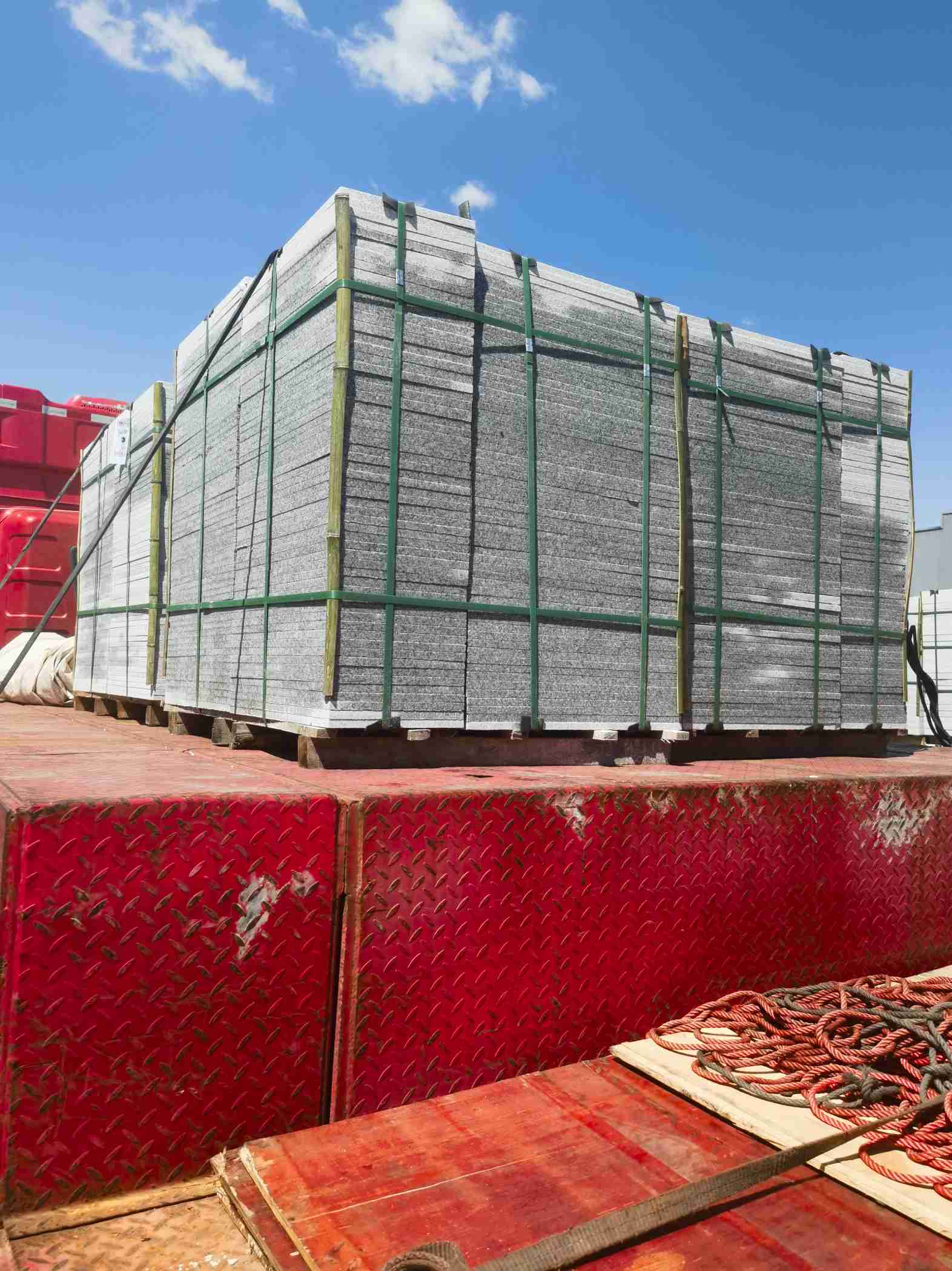 酒泉 芝麻白火烧规格板地铺石300*600/600*600