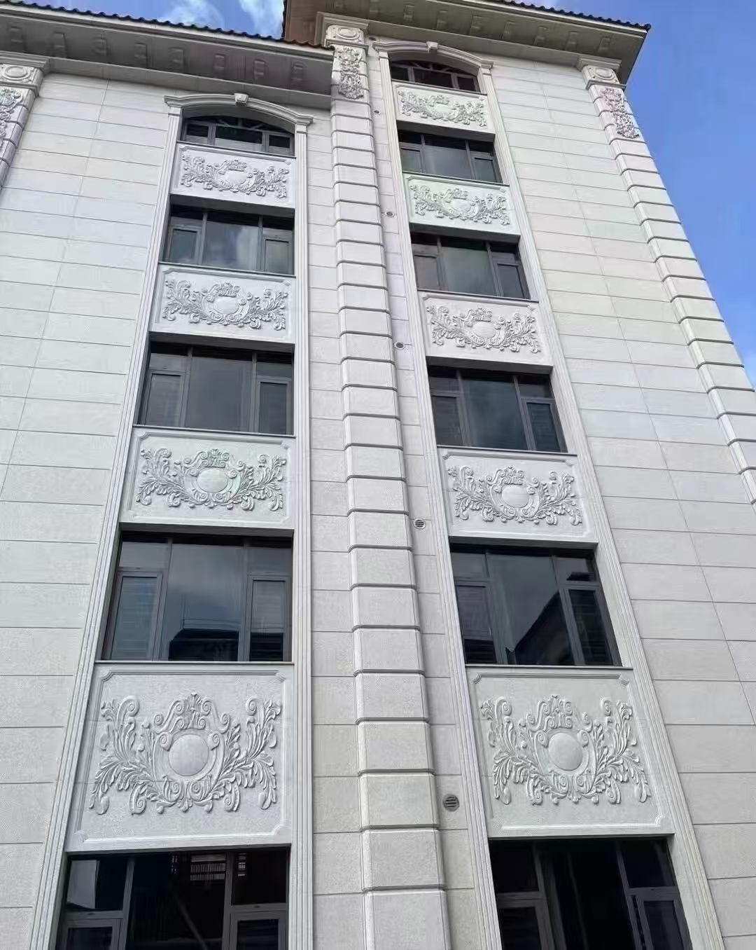 酒泉 白麻荔枝面花岗岩别墅外墙干挂