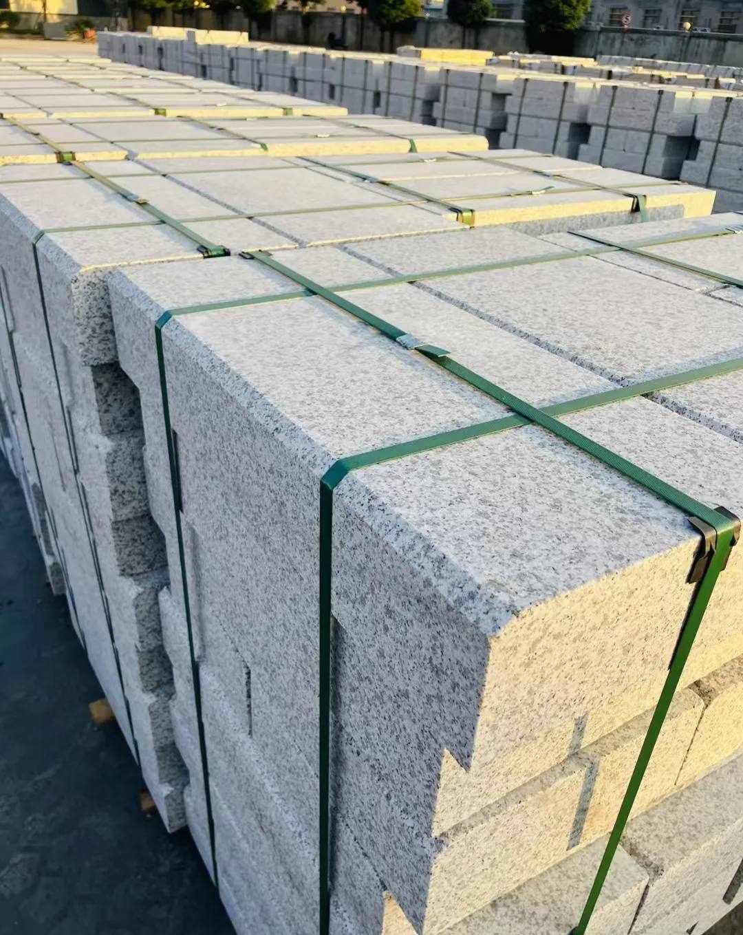 酒泉 白麻花岗岩路沿石，马路牙子，路缘石，平石，立缘石等