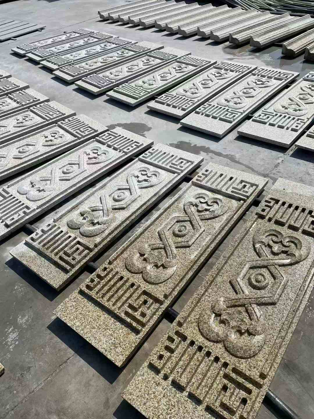 酒泉 黄金麻花岗岩外墙雕刻板