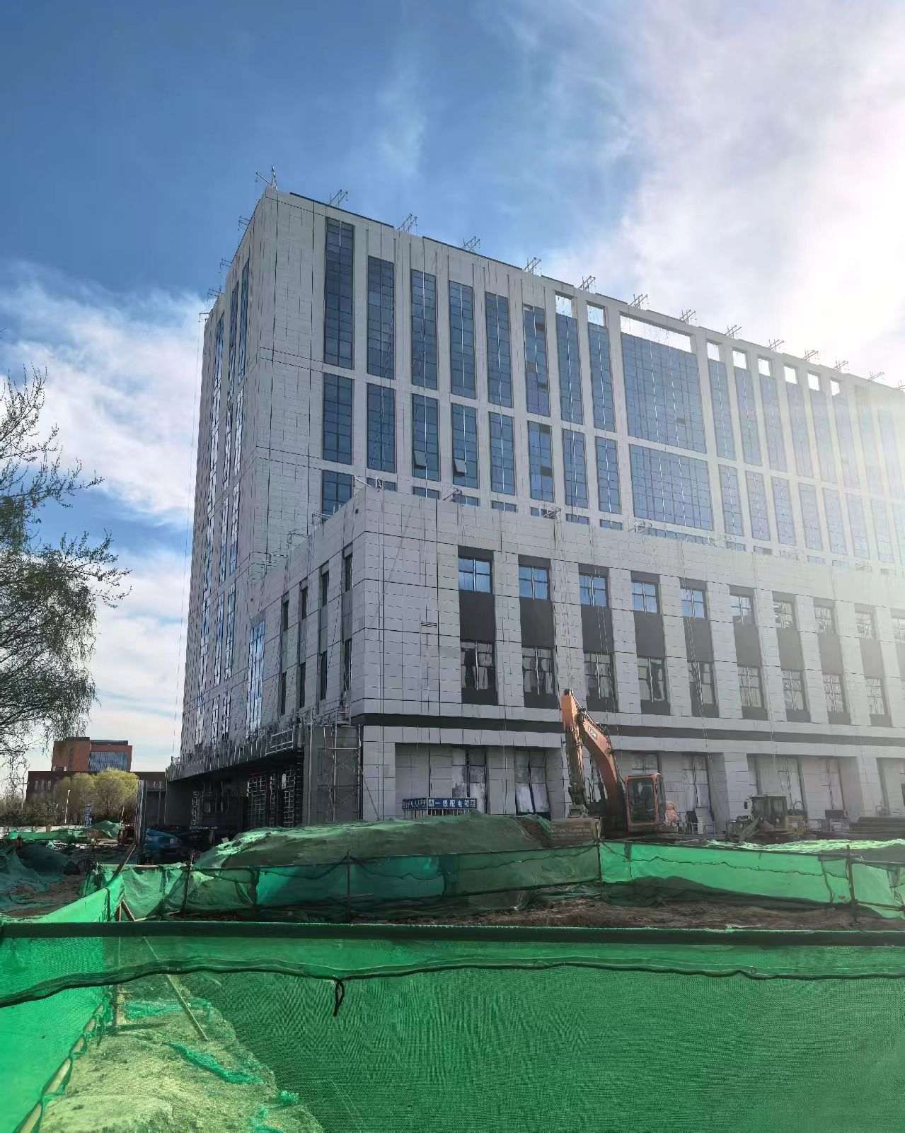 酒泉 白麻花岗岩石材外墙干挂